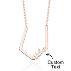Personalized Name Necklace Special Look Letter Necklace for Her