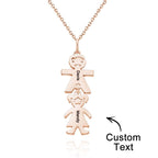Custom Name Engraved Necklace Child Creative Gifts