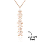 Custom Name Engraved Necklace Child Creative Gifts