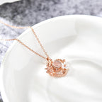 gifts for wife Eternal Love - Custom Decor - Projection Necklace Heart-shaped Flowers Design Gifts - gifts for wife - Birthda