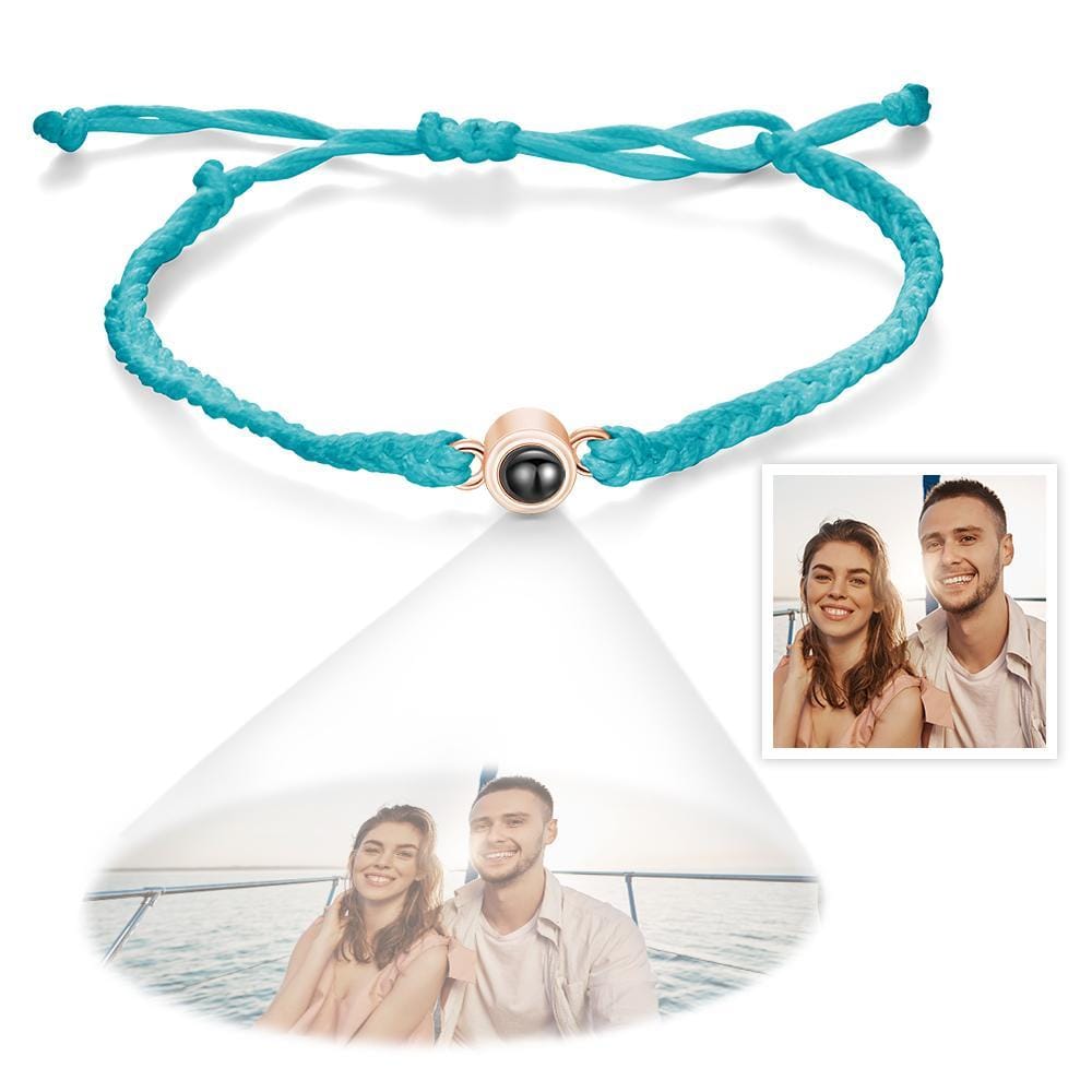 Custom Projection Bracelet Simple Woven Couple Bracelet