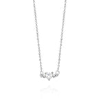 Personalized Heart-Shaped Birthstone Necklace Anniversary Birthday Gift for Her