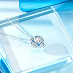 Personalized Engraved Heart Pendant Necklace With Birthstone