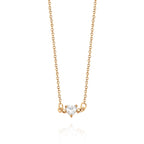 Personalized Heart-Shaped Birthstone Necklace Anniversary Birthday Gift for Her