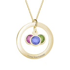 Personalized Birthstone Necklace Custom Necklace Gift for Her