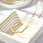 Personalized Name Necklace Special Look Letter Necklace for Her