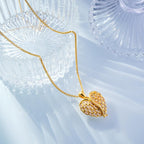 Custom Photo Engraved Necklace Angel Wings Delicate Diamond Gifts