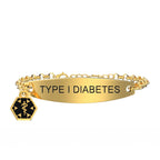 Type 1 Diabetes Bracelet Personalized Diabetes Awareness Bracelet Gift For Diabetic