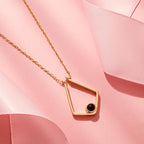 Photo Projection Necklace Custom Picture Polygon Memorial Necklace