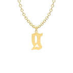 Custom Initial Necklace Personalized Letter Necklace Gift