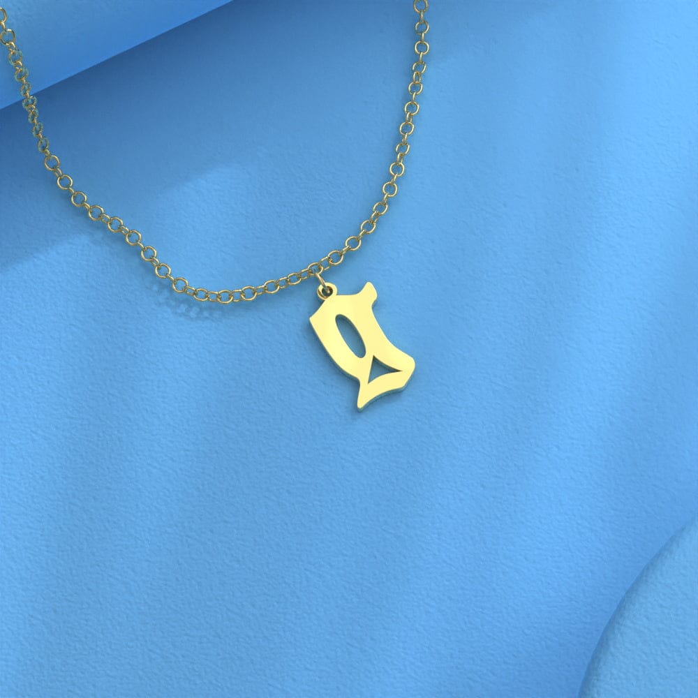 Custom Initial Necklace Personalized Letter Necklace Gift