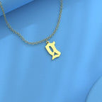 Custom Initial Necklace Personalized Letter Necklace Gift