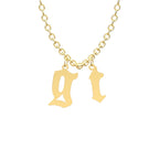 Custom Initial Necklace Personalized Letter Necklace Gift