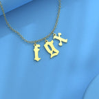 Custom Initial Necklace Personalized Letter Necklace Gift