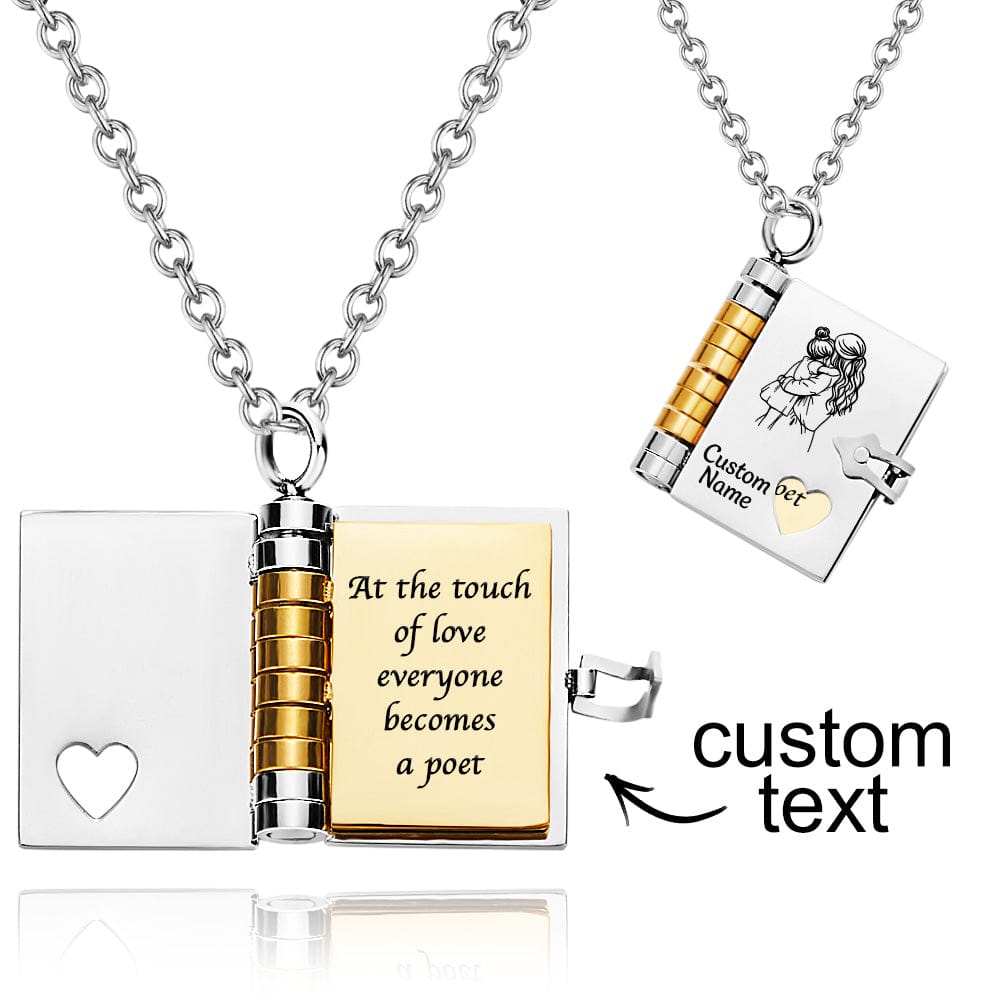 necklace personalized reading gift gift for daughter product view