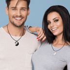 Personalized Matching Cat Necklace for Couples