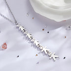 Custom Name Engraved Necklace Child Creative Gifts