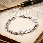 stainless steel finish bracelet gift for boyfriend