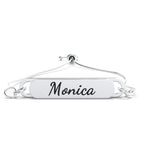 Custom Engraved Bar Bracelet - Length Adjustable