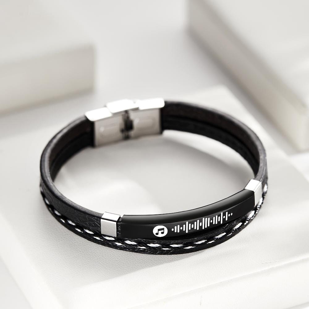 scannable code feature bracelet gift for boyfriend