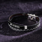 personalized scannable code feature bracelet gift for boyfriend