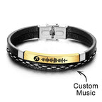personalized scannable code bracelet everyday keepsake gift for boyfriend