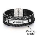 personalized scannable code bracelet scannable code feature gift for boyfriend
