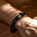 Custom Photo Engraved Thick Chain Bracelet Punk Gifts For Him