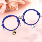 Custom Engraved Magnetic Bracelet Heart Couple Bracelet