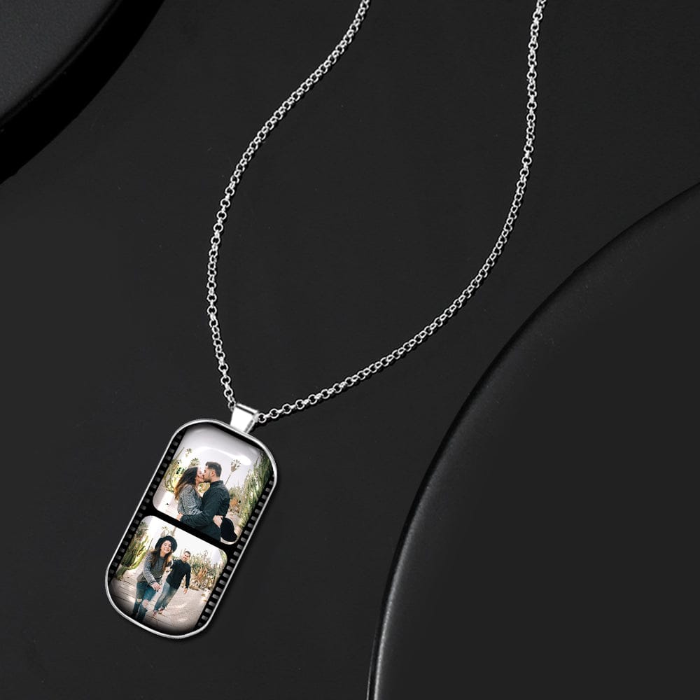 Custom Film Strip Photo Necklace