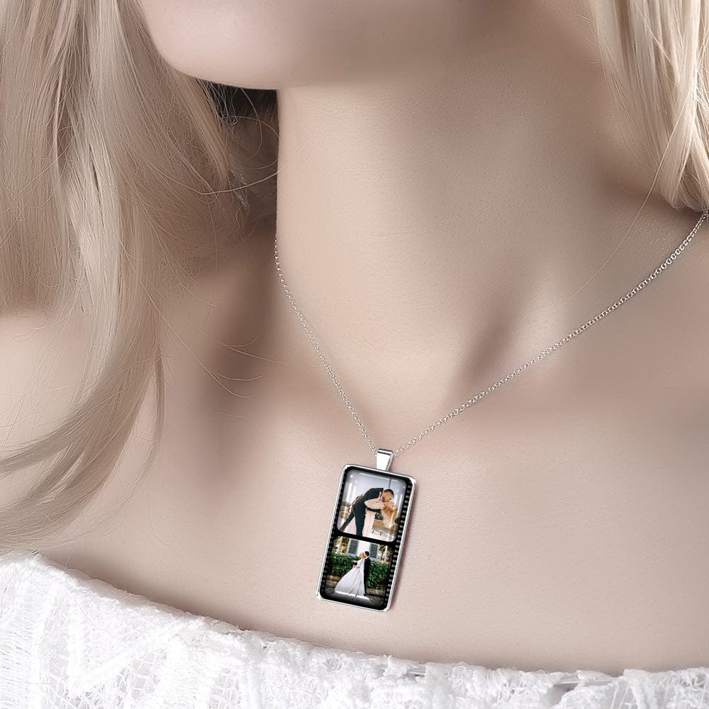 Custom Film Strip Photo Necklace