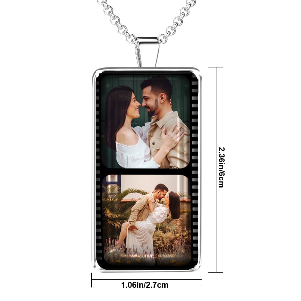 Custom Film Strip Photo Necklace