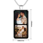 Custom Film Strip Photo Necklace