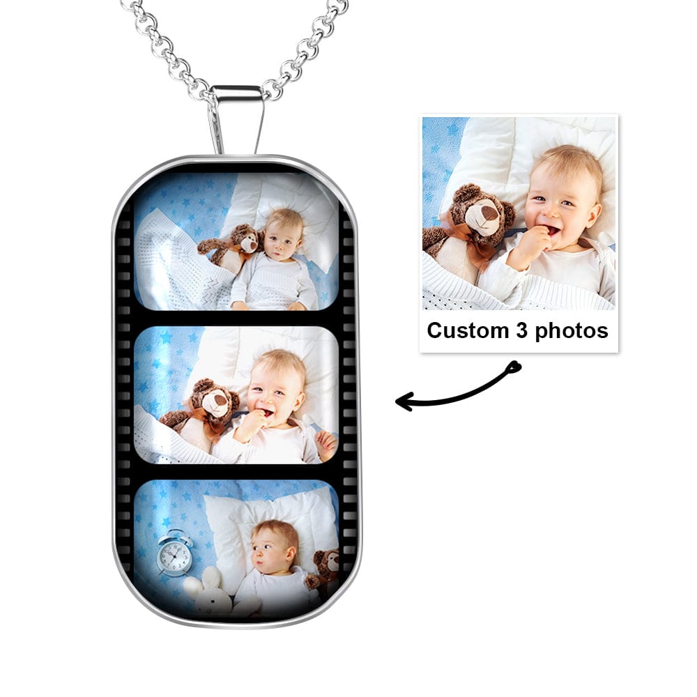 Custom Film Strip Photo Necklace