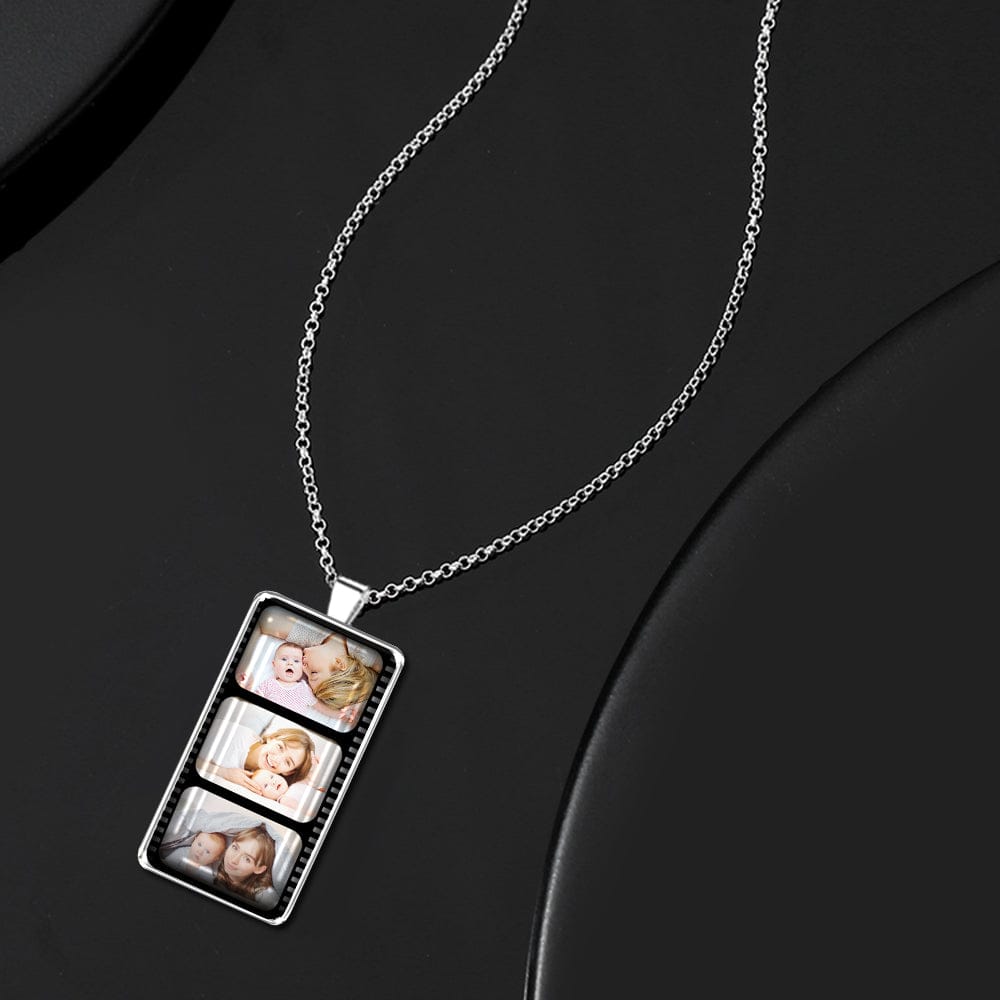 Custom Film Strip Photo Necklace