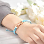 Custom Infinity Projection Photo Bracelet Couple Jewelry