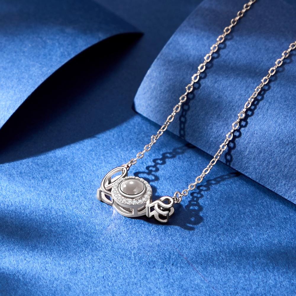 gifts for wife Best Wife Ever - Unique Memento - Love Projection Necklace Personalized Picture Jewelry Silver - gifts for wif