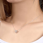 Custom Projection Photo Necklace Cute Mouse Funny Gifts