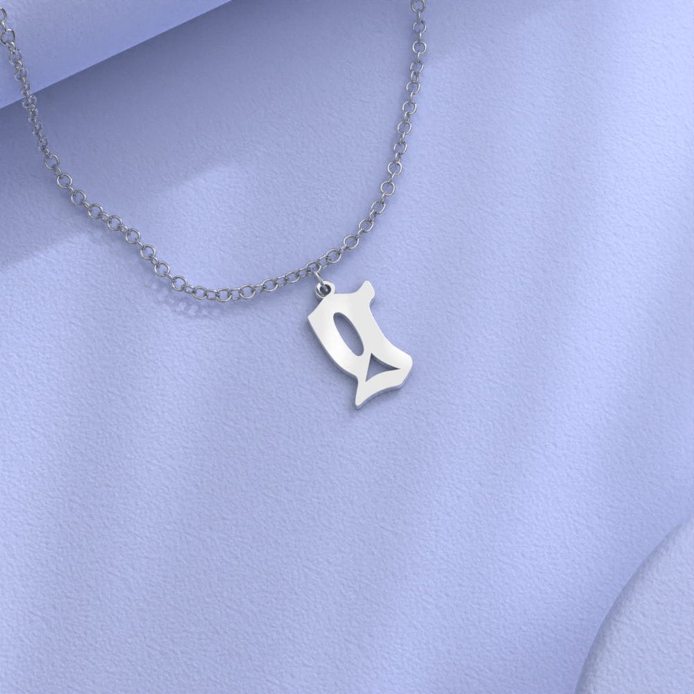 Custom Initial Necklace Personalized Letter Necklace Gift