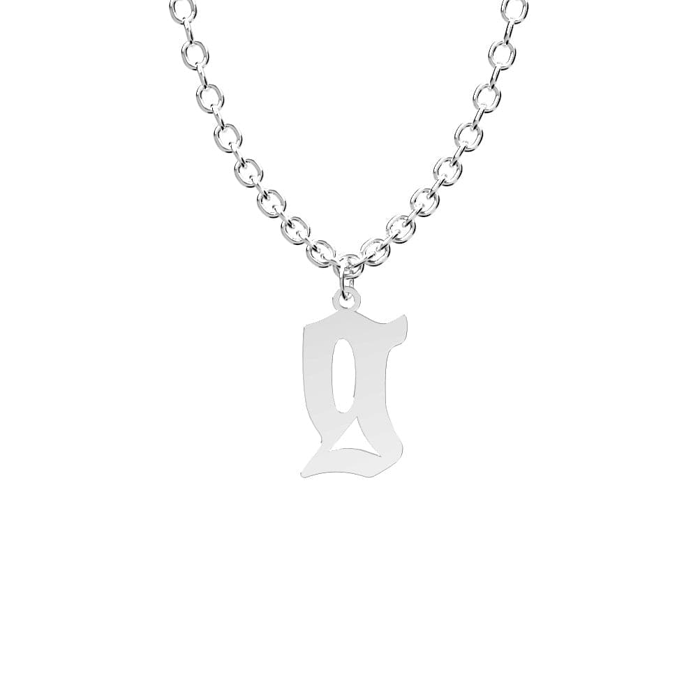 Custom Initial Necklace Personalized Letter Necklace Gift