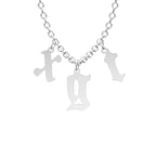 Custom Initial Necklace Personalized Letter Necklace Gift