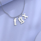 Custom Initial Necklace Personalized Letter Necklace Gift