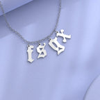 Custom Initial Necklace Personalized Letter Necklace Gift