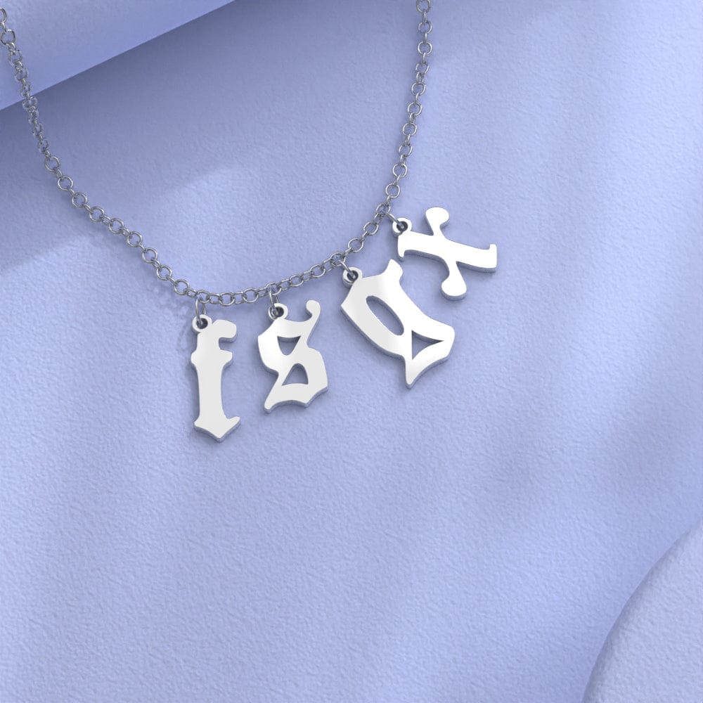 Custom Initial Necklace Personalized Letter Necklace Gift