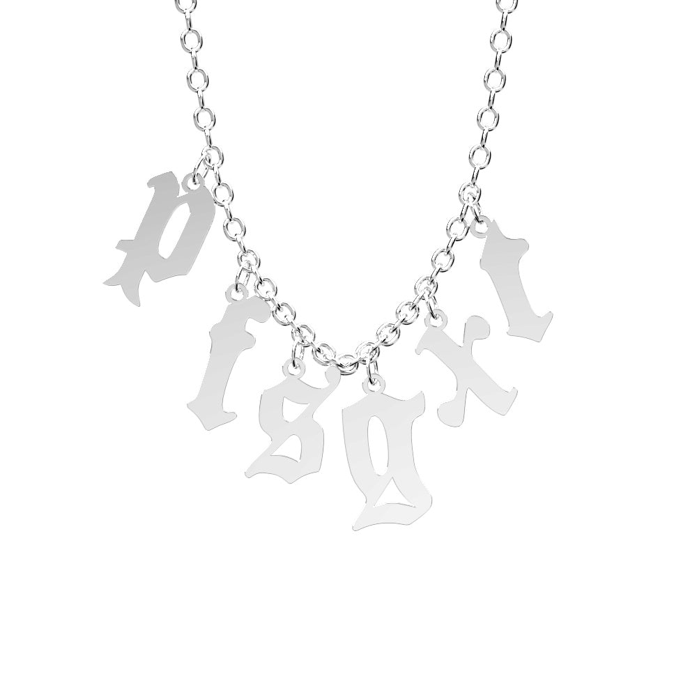 Custom Initial Necklace Personalized Letter Necklace Gift