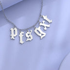 Custom Initial Necklace Personalized Letter Necklace Gift