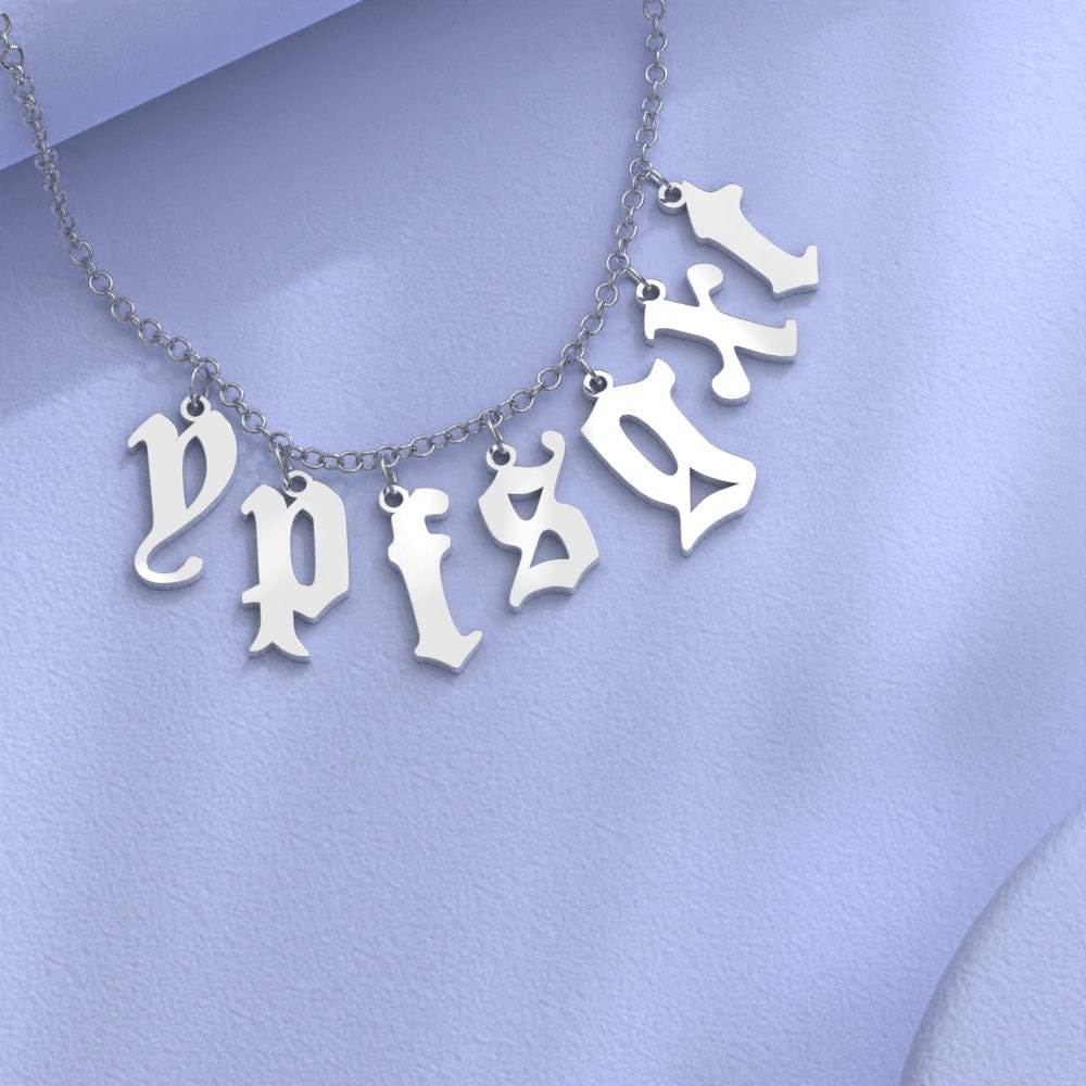 Custom Initial Necklace Personalized Letter Necklace Gift