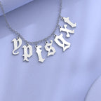 Custom Initial Necklace Personalized Letter Necklace Gift