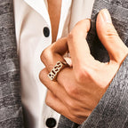 Custom Name Ring, Personalized Block Name Ring, Name Ring, Engraved Name Ring For Men and Women