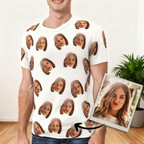 Custom Face T-shirt Cool Gift For Him